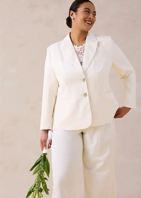 Blazer con bottoni gioiello, bonprix