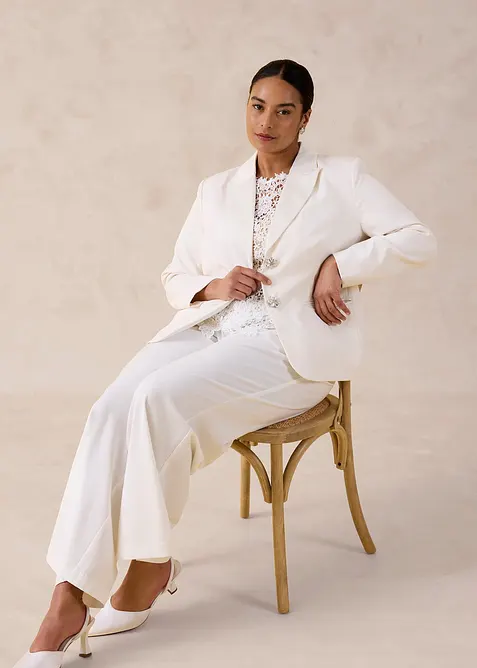 Blazer con bottoni gioiello, bonprix