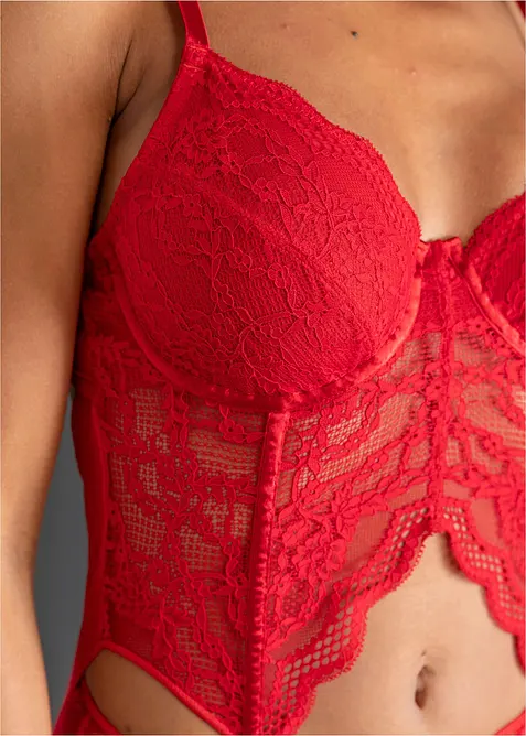Corsetto in pizzo delicato, bonprix