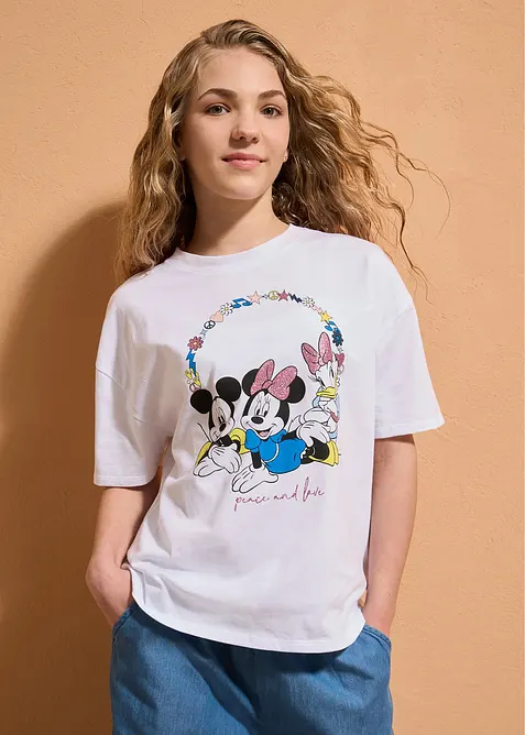Maxi maglia Mickey Mouse in puro cotone, Disney