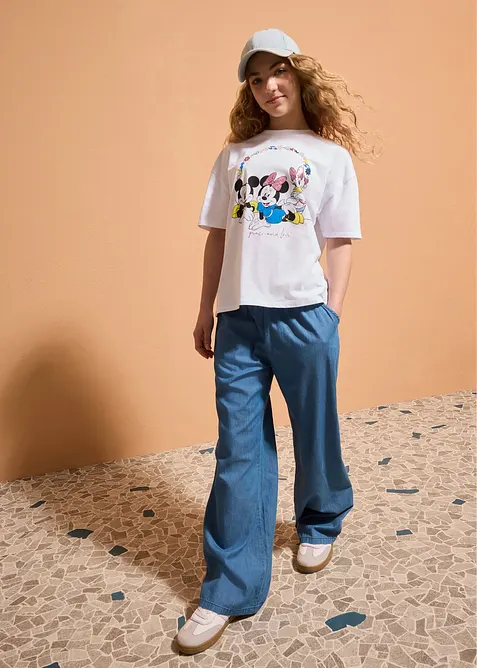 Maxi maglia Mickey Mouse in puro cotone, Disney
