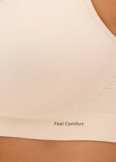 Reggiseno bustier senza cuciture Feel Comfort (pacco da 2), bonprix