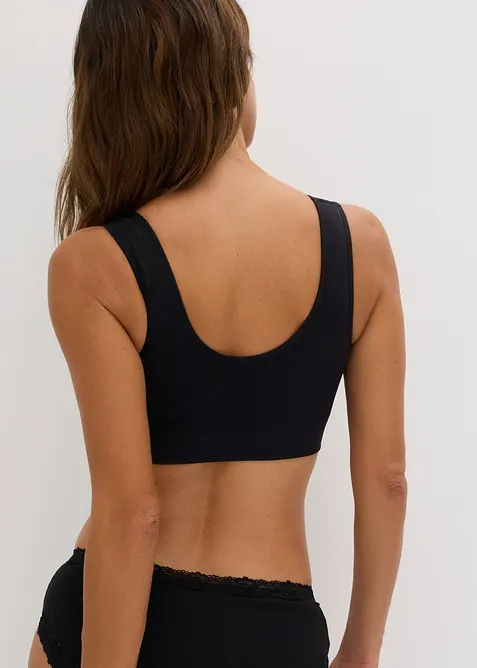 Reggiseno bustier senza cuciture Feel Comfort (pacco da 2), bonprix
