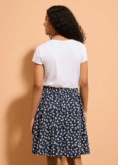 Abito in jersey di misto cotone biologico elasticizzato, bonprix