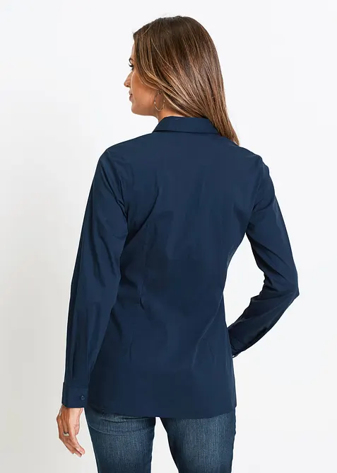 Camicetta elasticizzata lunga, bonprix