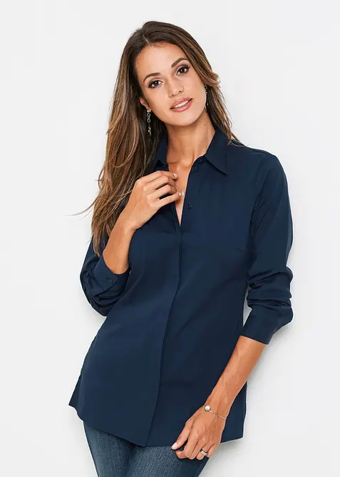 Camicetta elasticizzata lunga, bonprix