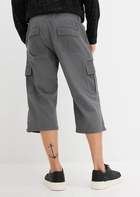 Bermuda cargo lunghi in puro cotone, regular fit, bonprix