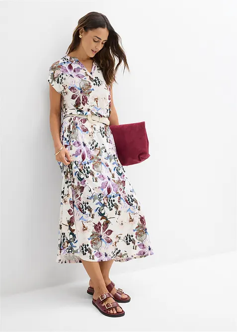 Gonna in viscosa fluente, bonprix