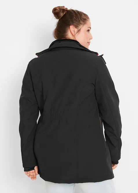 Softshell lungo elasticizzato idrorepellente, bonprix