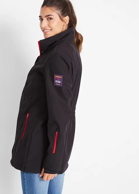 Softshell lungo elasticizzato idrorepellente, bonprix