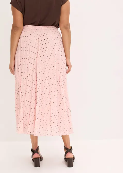 Gonna in chiffon con effetto stropicciato, bonprix