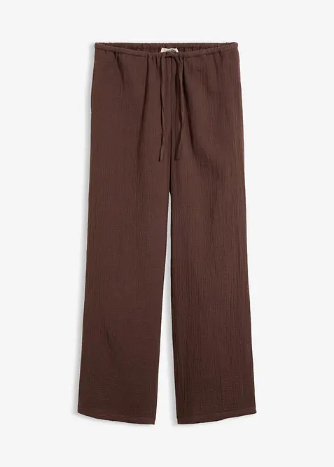 Pantaloni in mussola morbida, bonprix