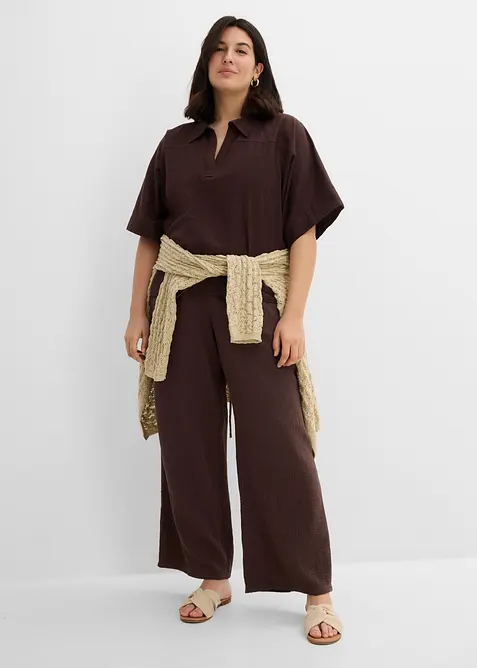 Pantaloni in mussola morbida, bonprix