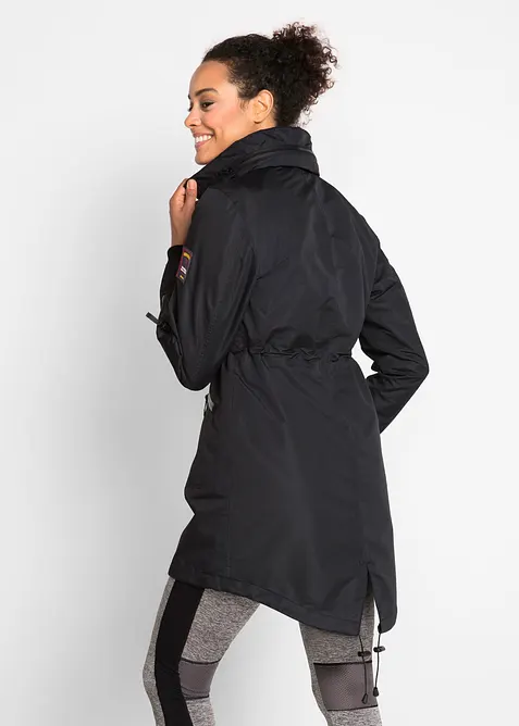 Giubbotto tecnico outdoor con cappuccio 2 in 1 impermeabile, bonprix