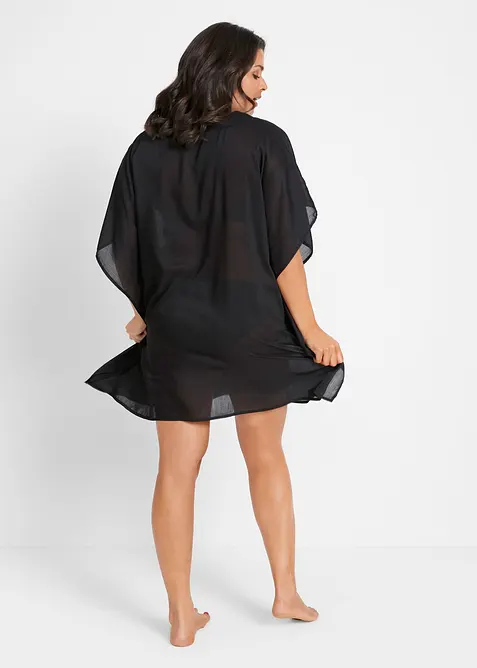 Tunica copricostume trasparente con scollo a V, bonprix