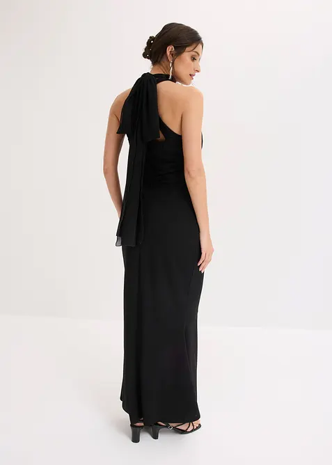 Abito da sera in cr&ecirc;pe  strutturato, bonprix