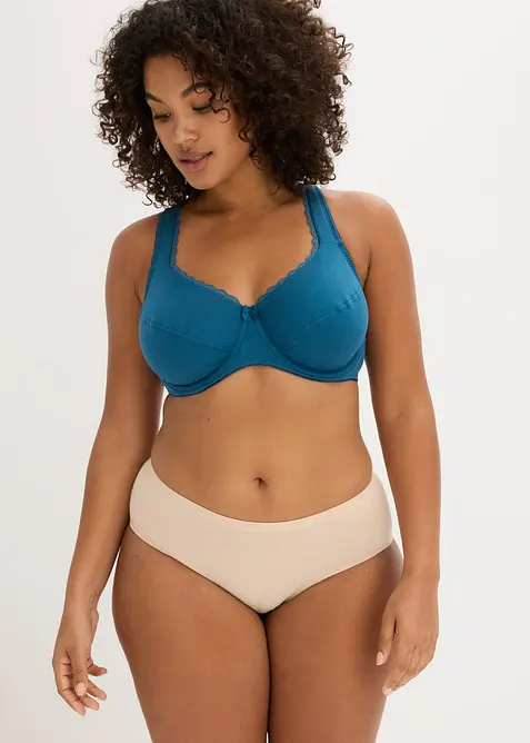 Reggiseno con ferretto e cotone biologico morbido (pacco da 3), bonprix