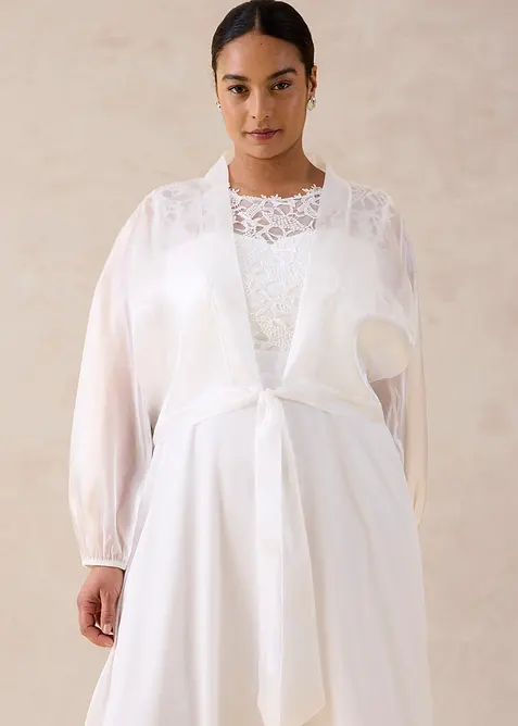 Bolero da annodare in tulle fine, bonprix