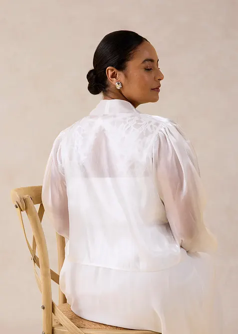 Bolero da annodare in tulle fine, bonprix