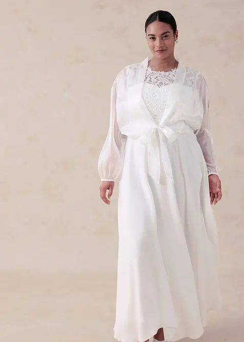 Bolero da annodare in tulle fine, bonprix