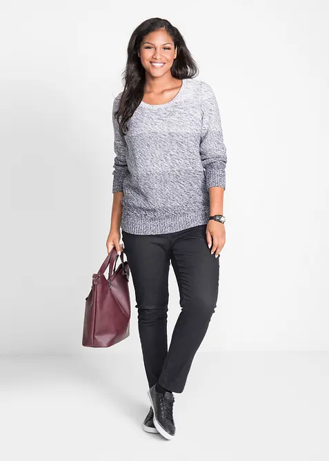 Maglione in filato grosso con colori sfumati, bonprix
