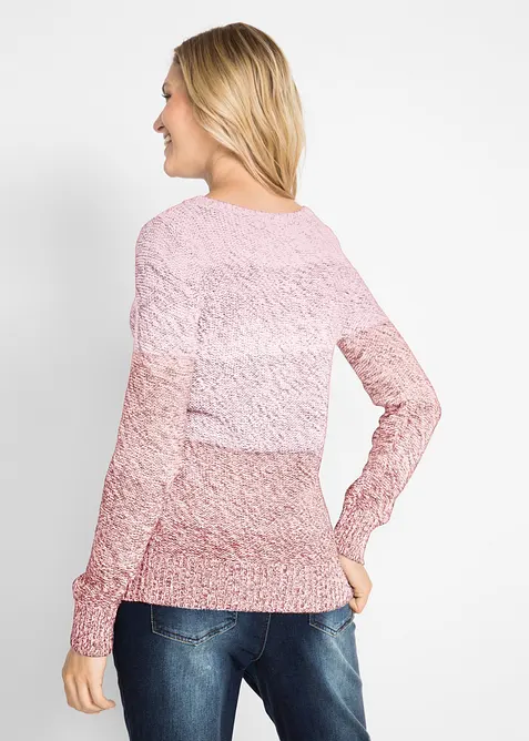 Maglione in filato grosso con colori sfumati, bonprix
