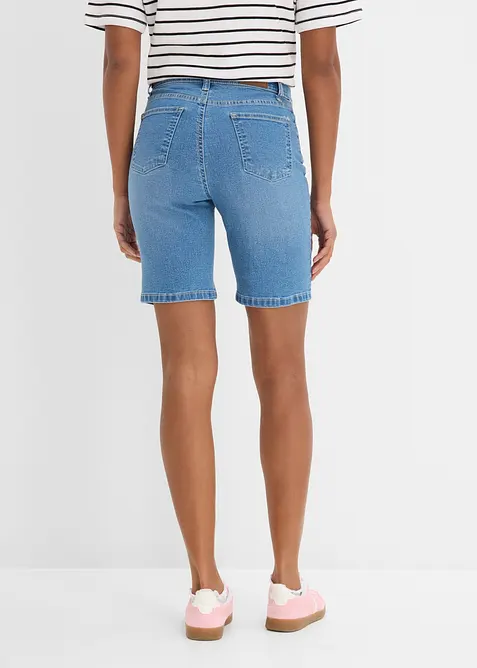 Bermuda in jeans, vita media, bonprix