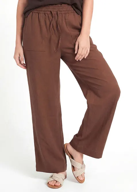Pantaloni culotte in misto lyocell fluido, bonprix