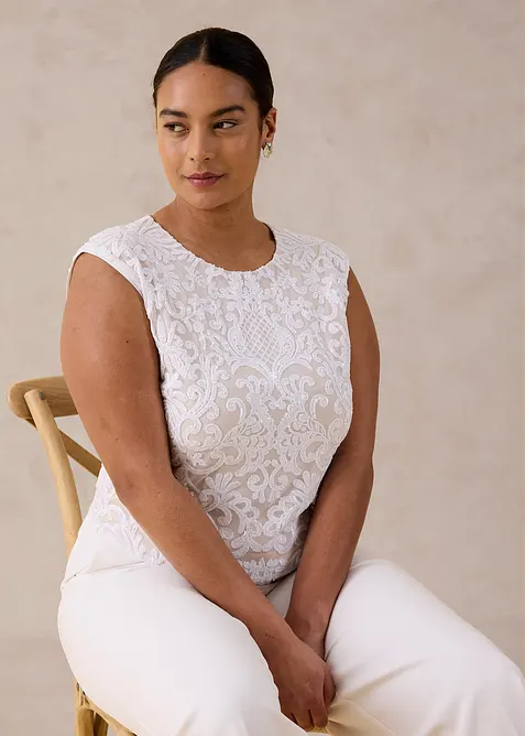 Top in pizzo, bonprix