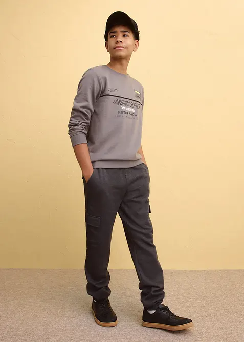 Felpa in misto cotone morbido, bonprix