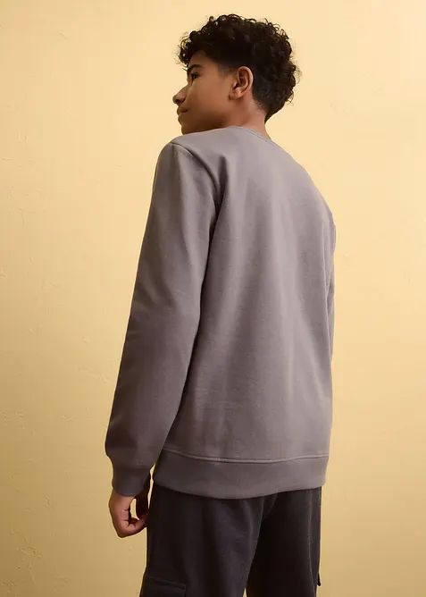 Felpa in misto cotone morbido, bonprix