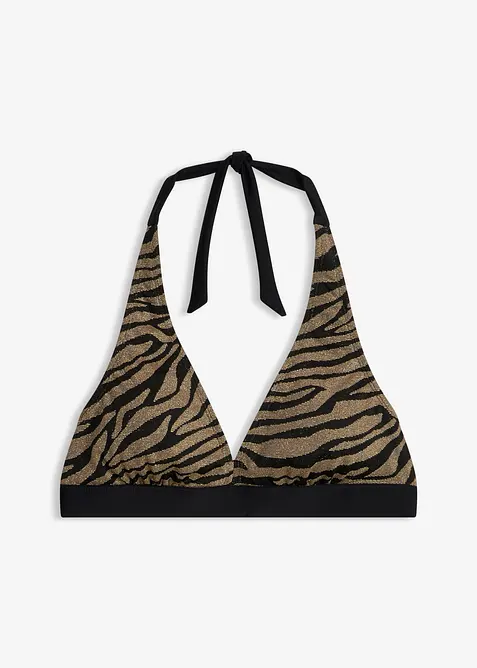 Reggiseno per bikini all'americana  in materiale lucido, bonprix