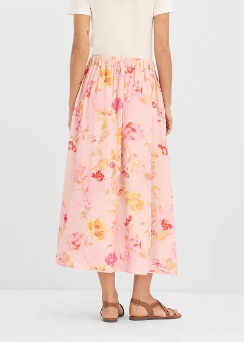 Gonna lunga in cr&ecirc;pe leggero, bonprix