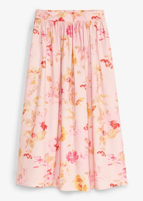 Gonna lunga in cr&ecirc;pe leggero, bonprix