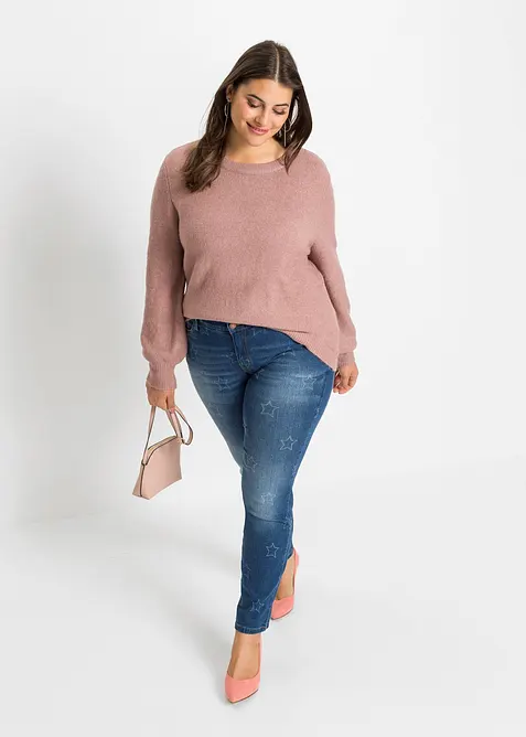 Maglione con maniche a palloncino, bonprix