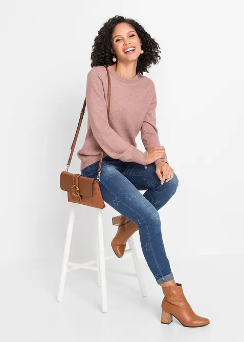 Maglione con maniche a palloncino, bonprix