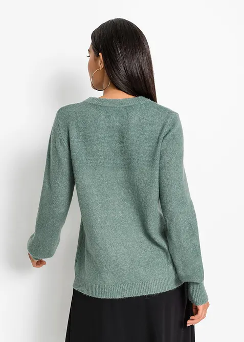 Maglione con maniche a palloncino, bonprix