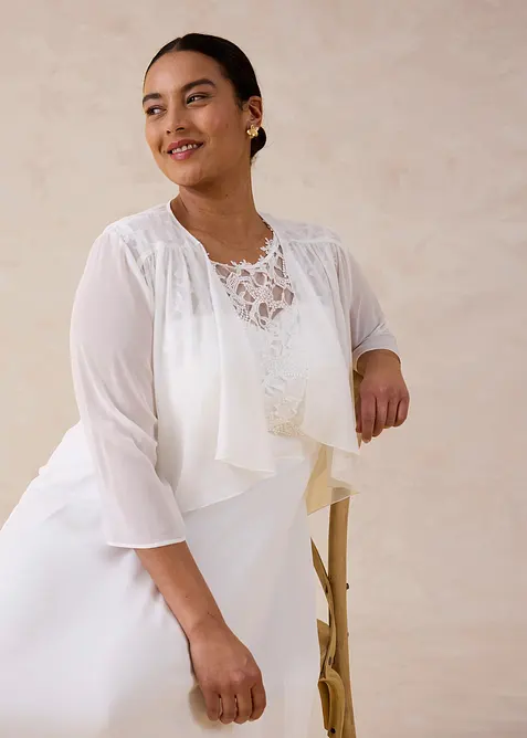 Bolero in fine chiffon, bonprix