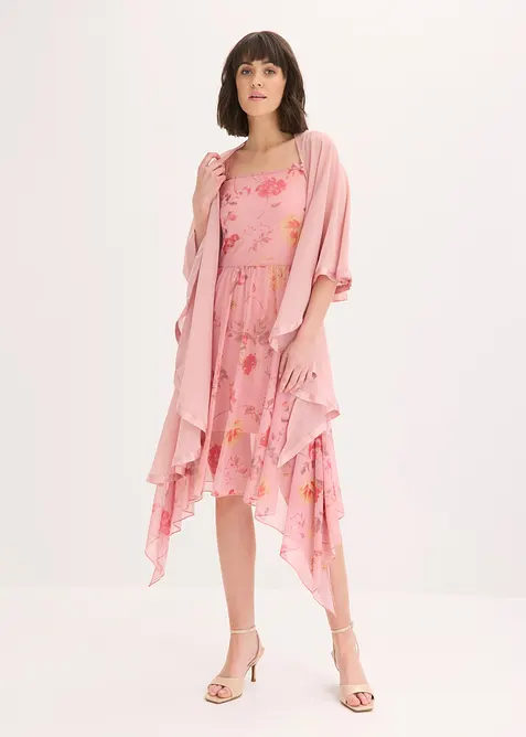 Stola con raffinato dettaglio in satin, bonprix