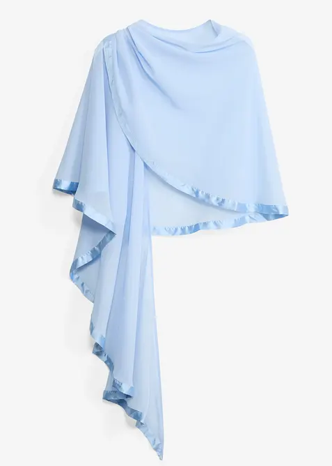 Stola con raffinato dettaglio in satin, bonprix