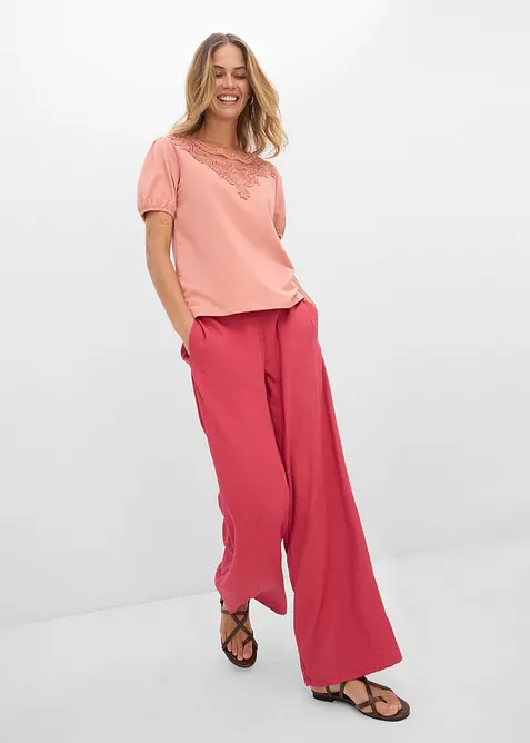 Maglia in cotone elasticizzato, bonprix