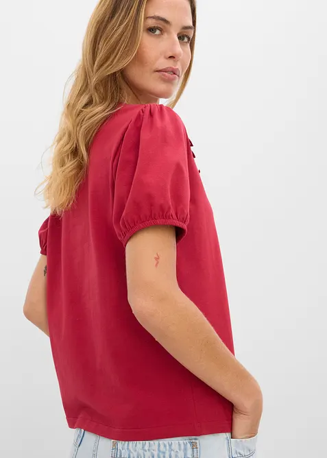 Maglia in cotone elasticizzato, bonprix