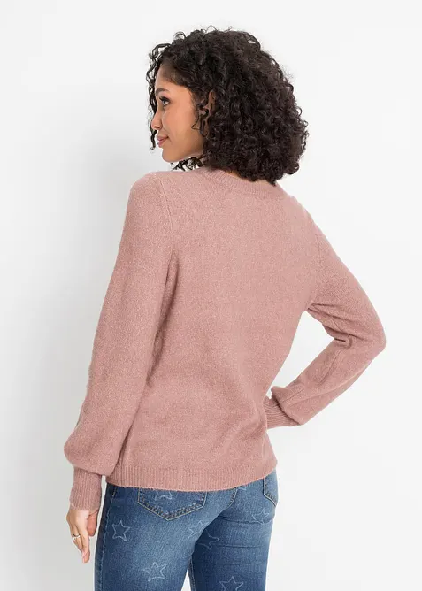 Maglione con maniche a palloncino, bonprix