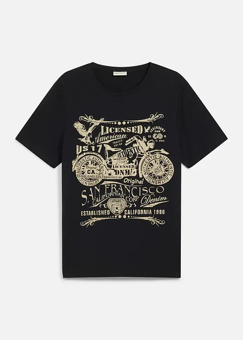 T-shirt in puro cotone, bonprix