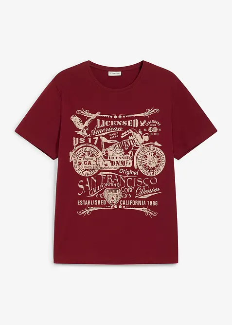 T-shirt in puro cotone, bonprix