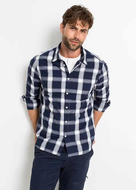 Camicia a maniche lunghe in puro cotone, bonprix