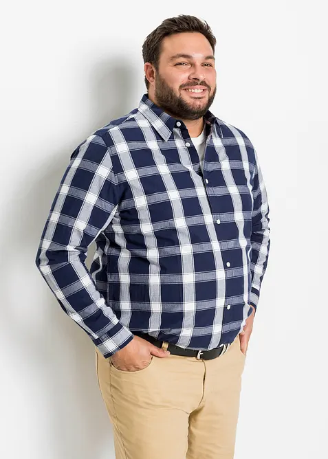 Camicia a maniche lunghe in puro cotone, bonprix