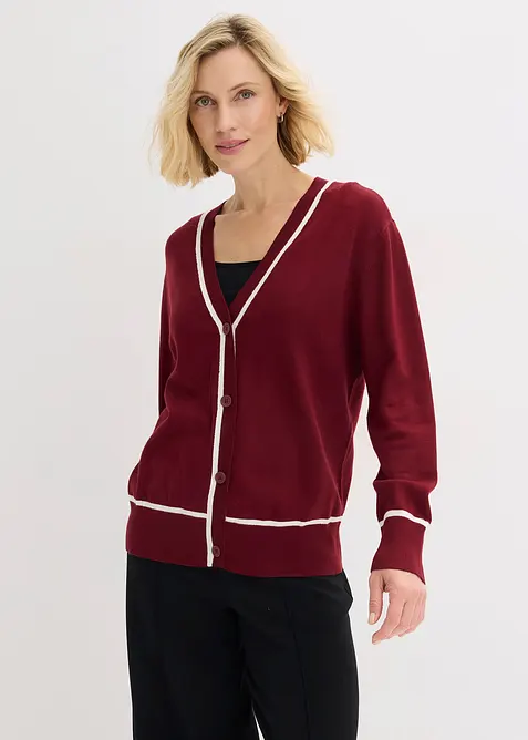Cardigan con scollo a V, bonprix