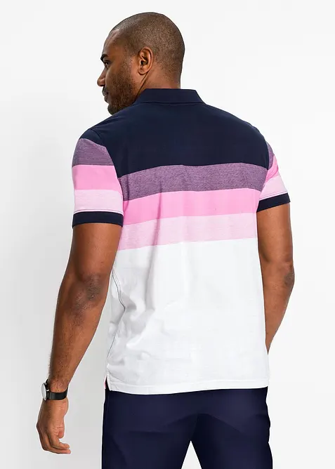 Polo a maniche corte in jersey di puro cotone biologico, bonprix