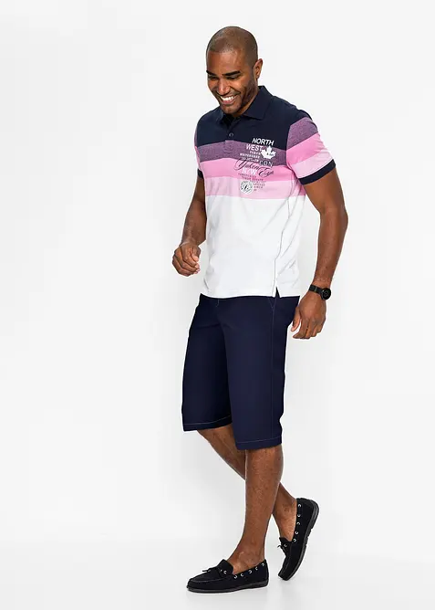 Polo a maniche corte in jersey di puro cotone biologico, bonprix